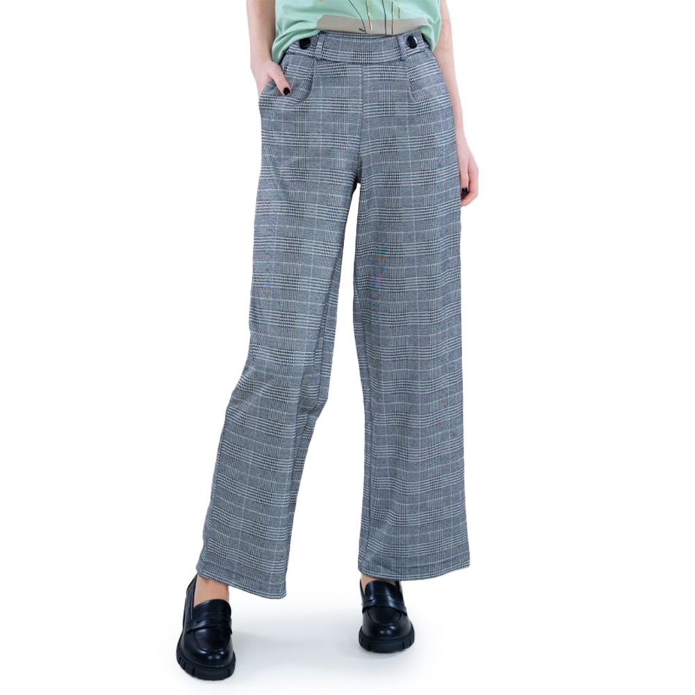 Black Polyester Pant
