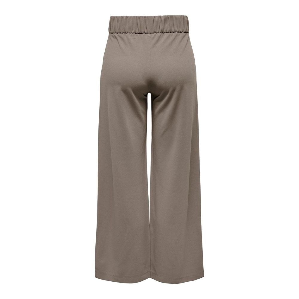 Gray Polyester Pant