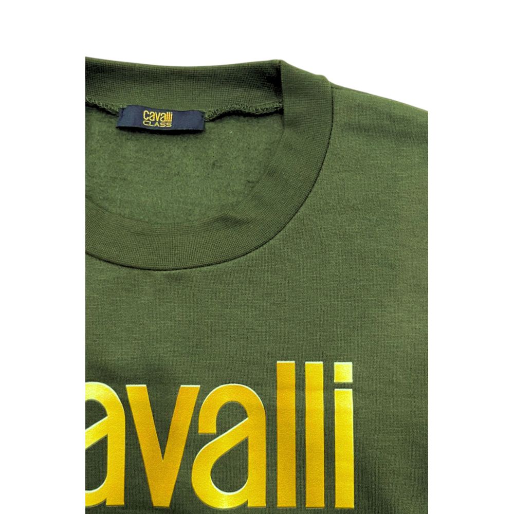 Green Polyester Men's Hoodie