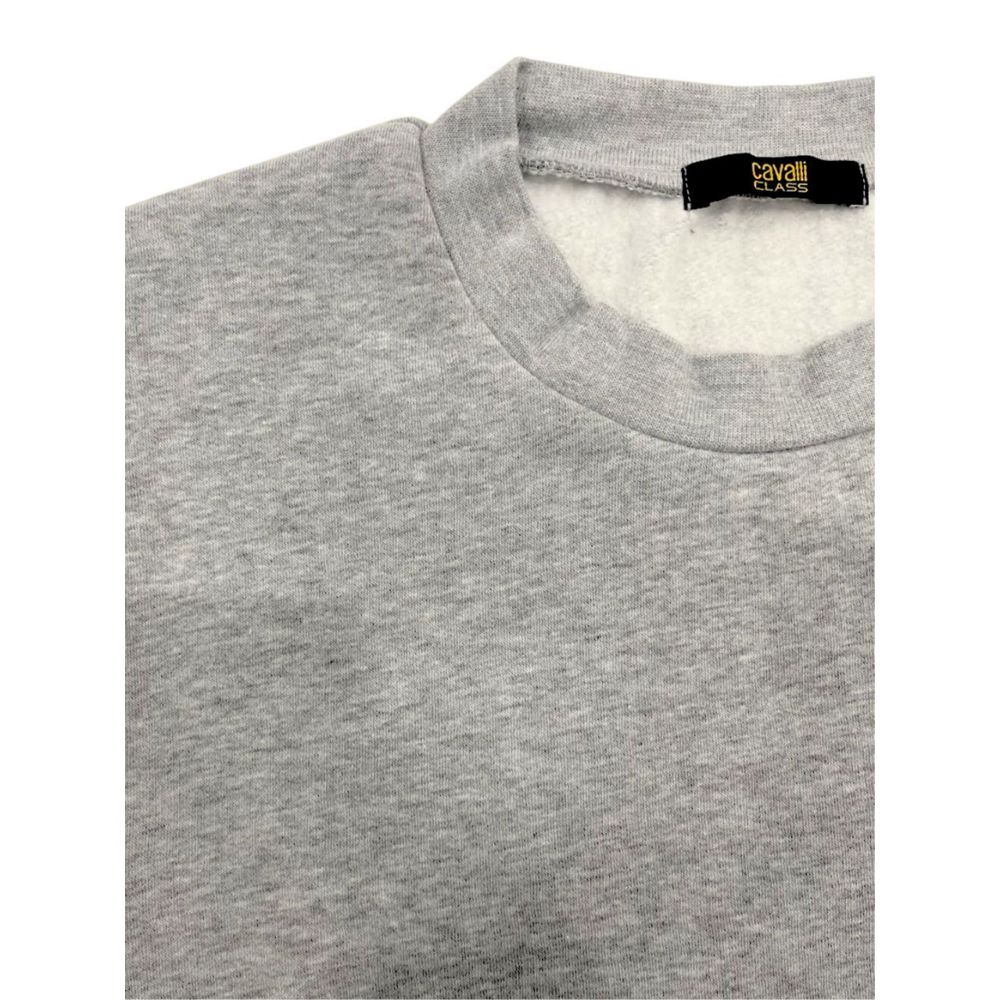 Gray Cotton Women Hoodie