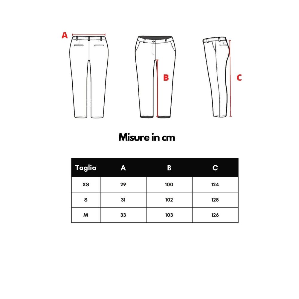Red Cotton Flared Pant