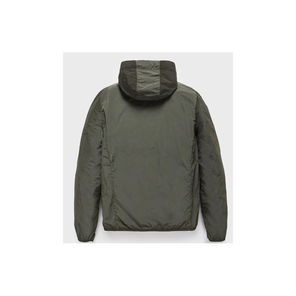 Green Polyamide Men Jacket