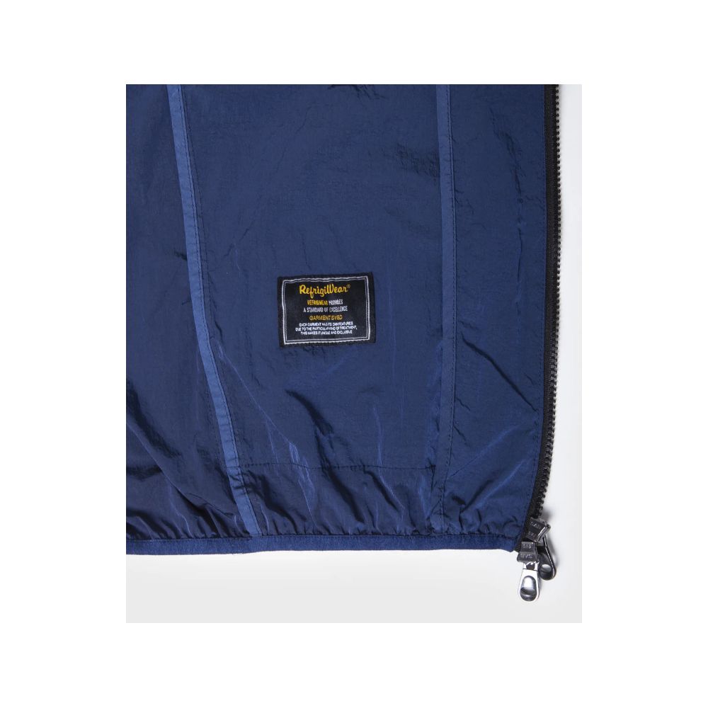 Blue Polyamide Men Jacket