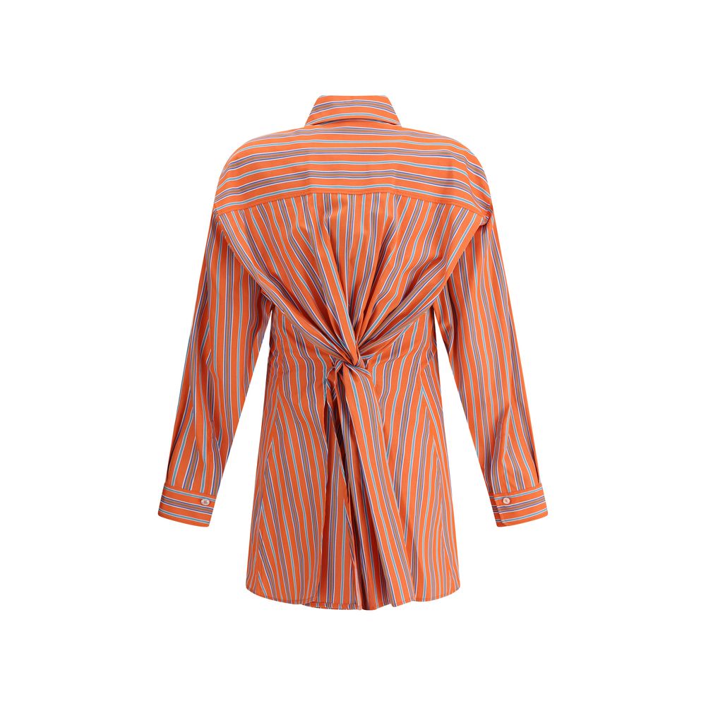 Shirt with knot