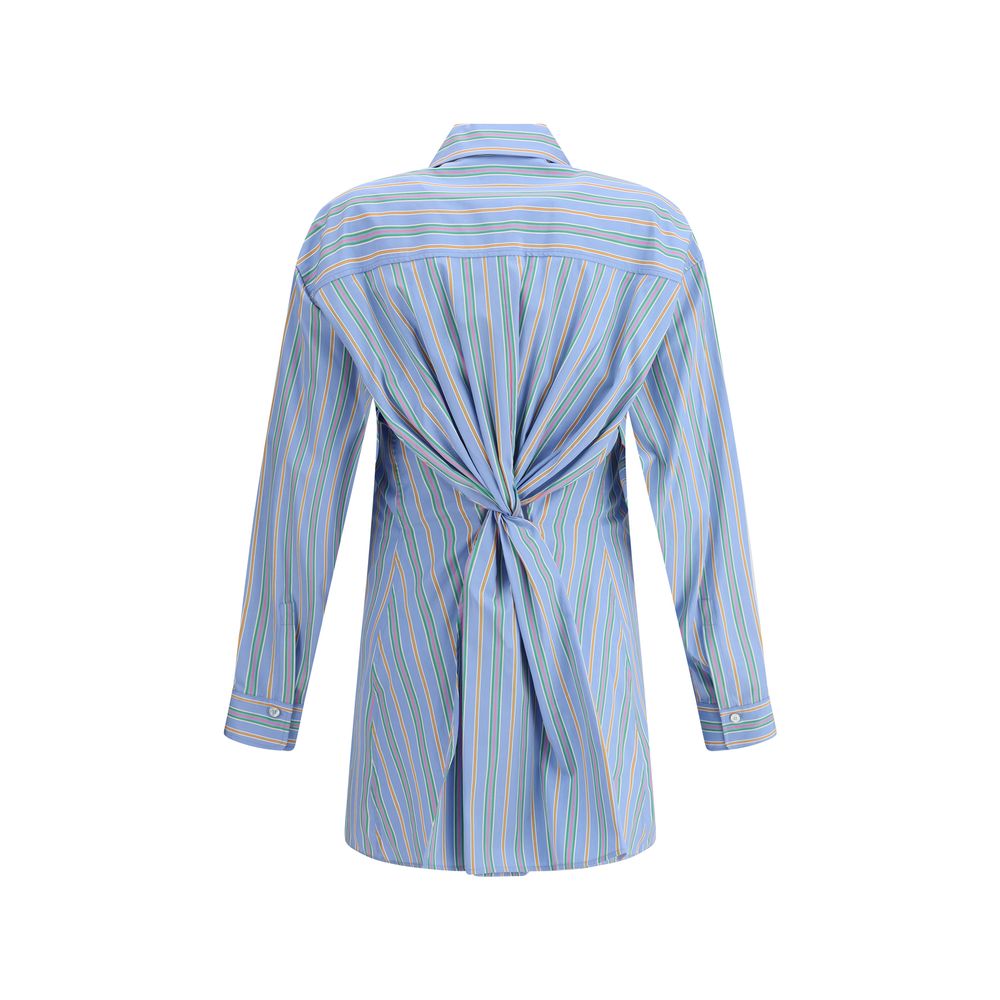 Shirt with knot