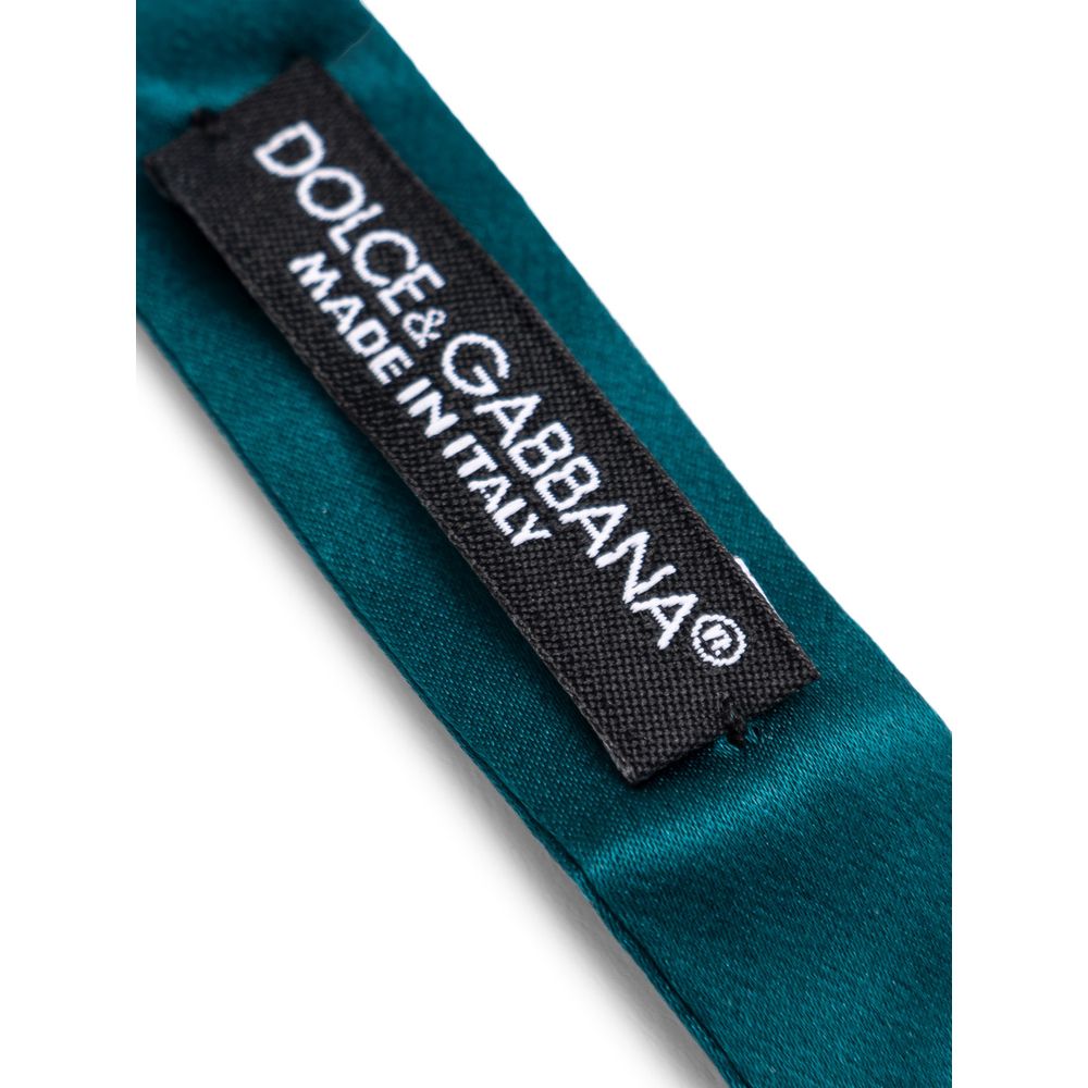 Green Silk Bowty