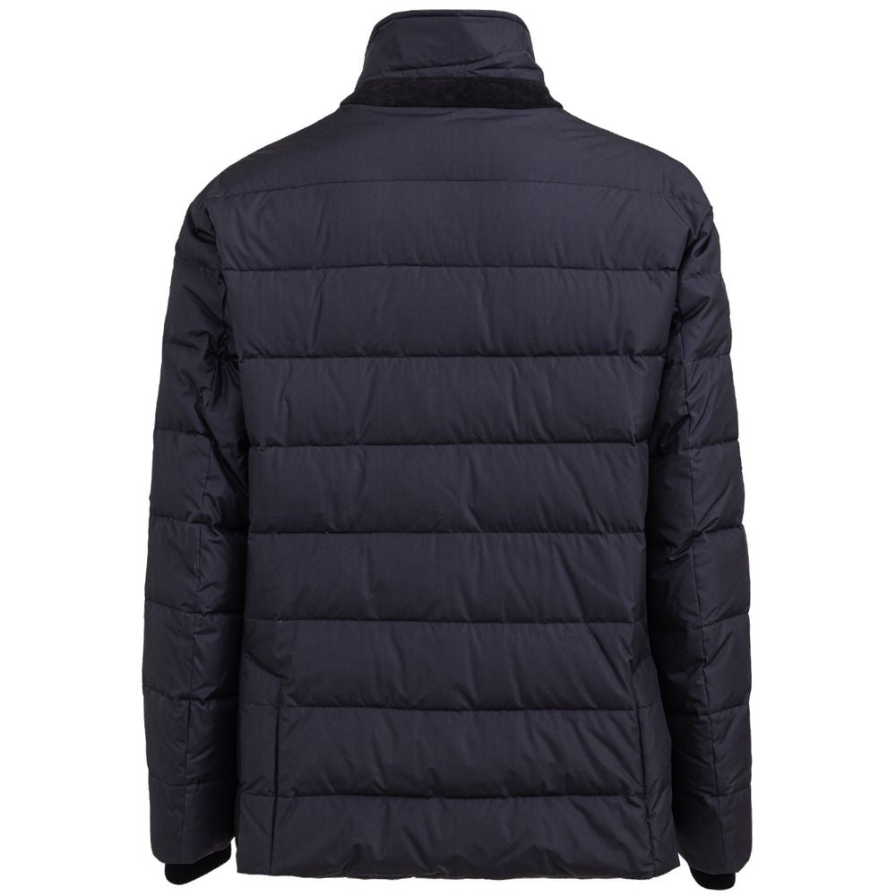 Blue Polyester Jackets & Coat