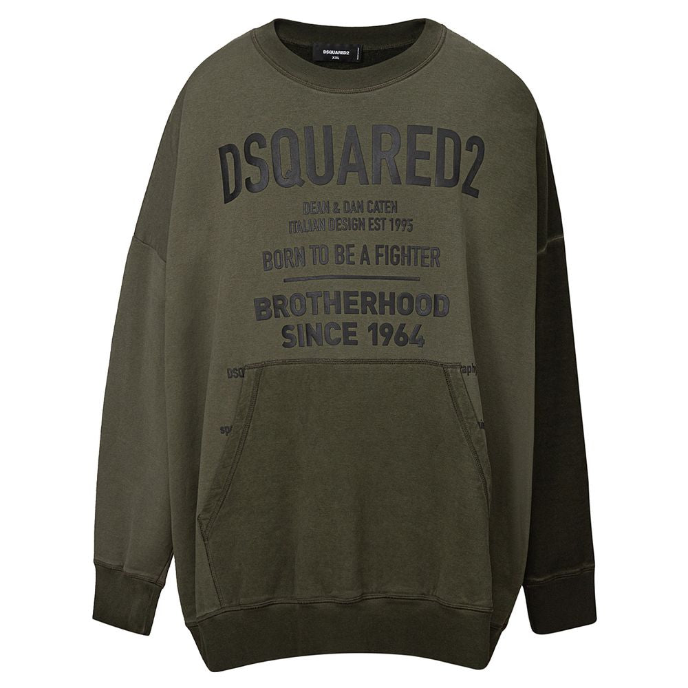Green Cotton Hoody