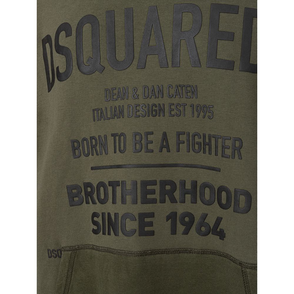 Green Cotton Hoody