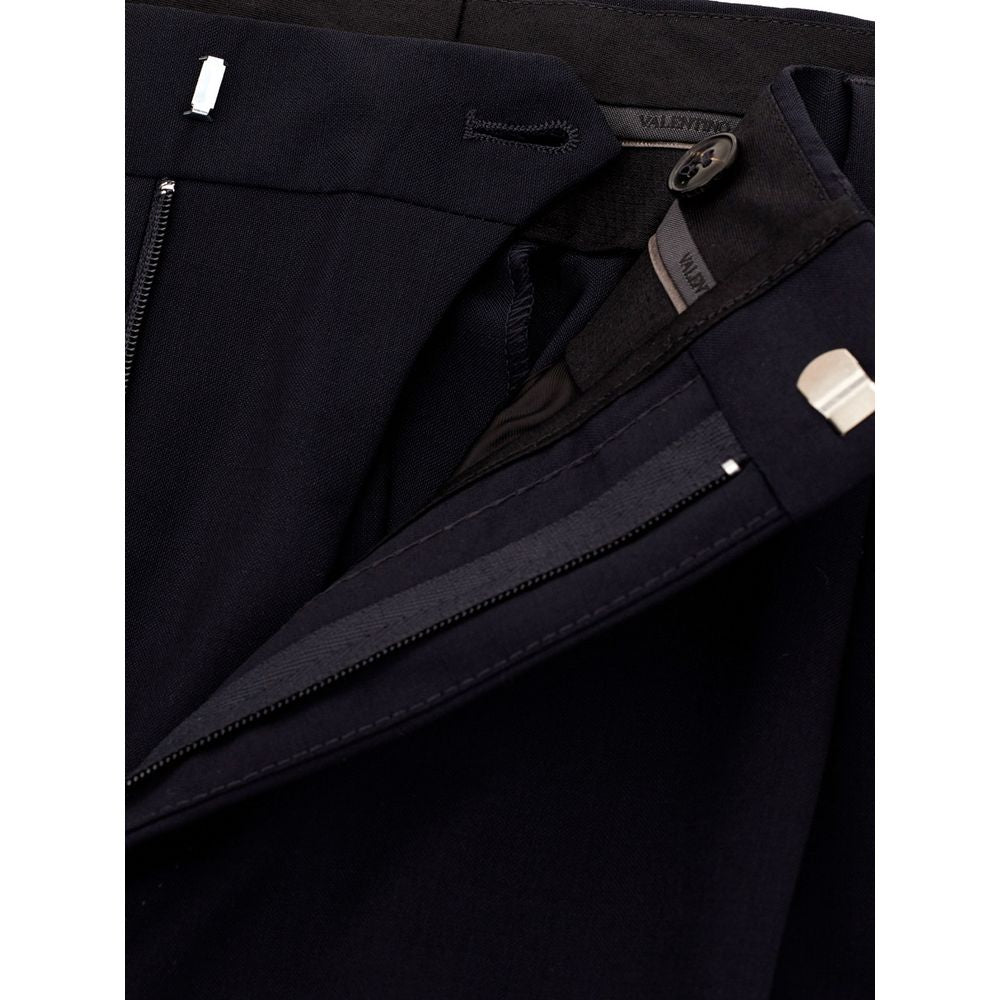 Black Wool Pant
