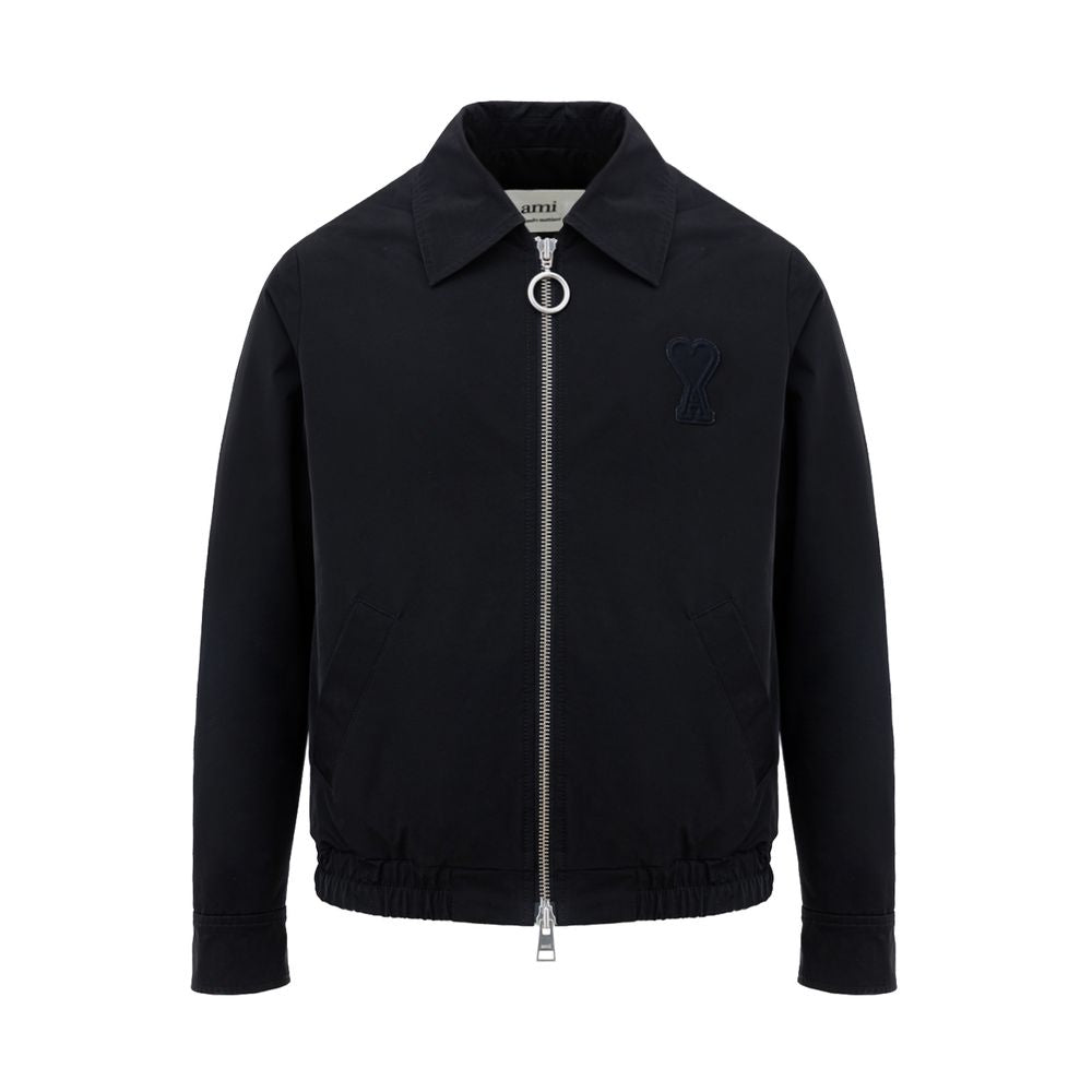 Black Polyester Jackets & Coat
