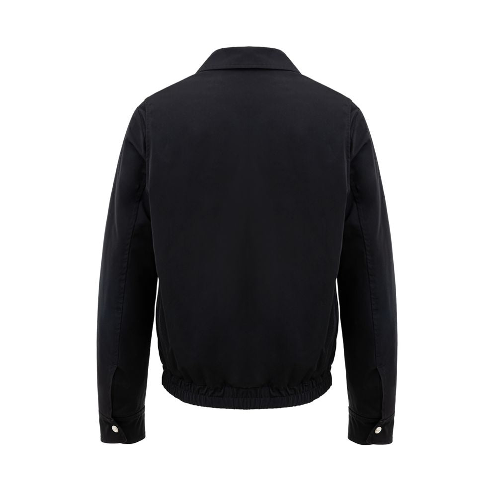 Black Polyester Jackets & Coat