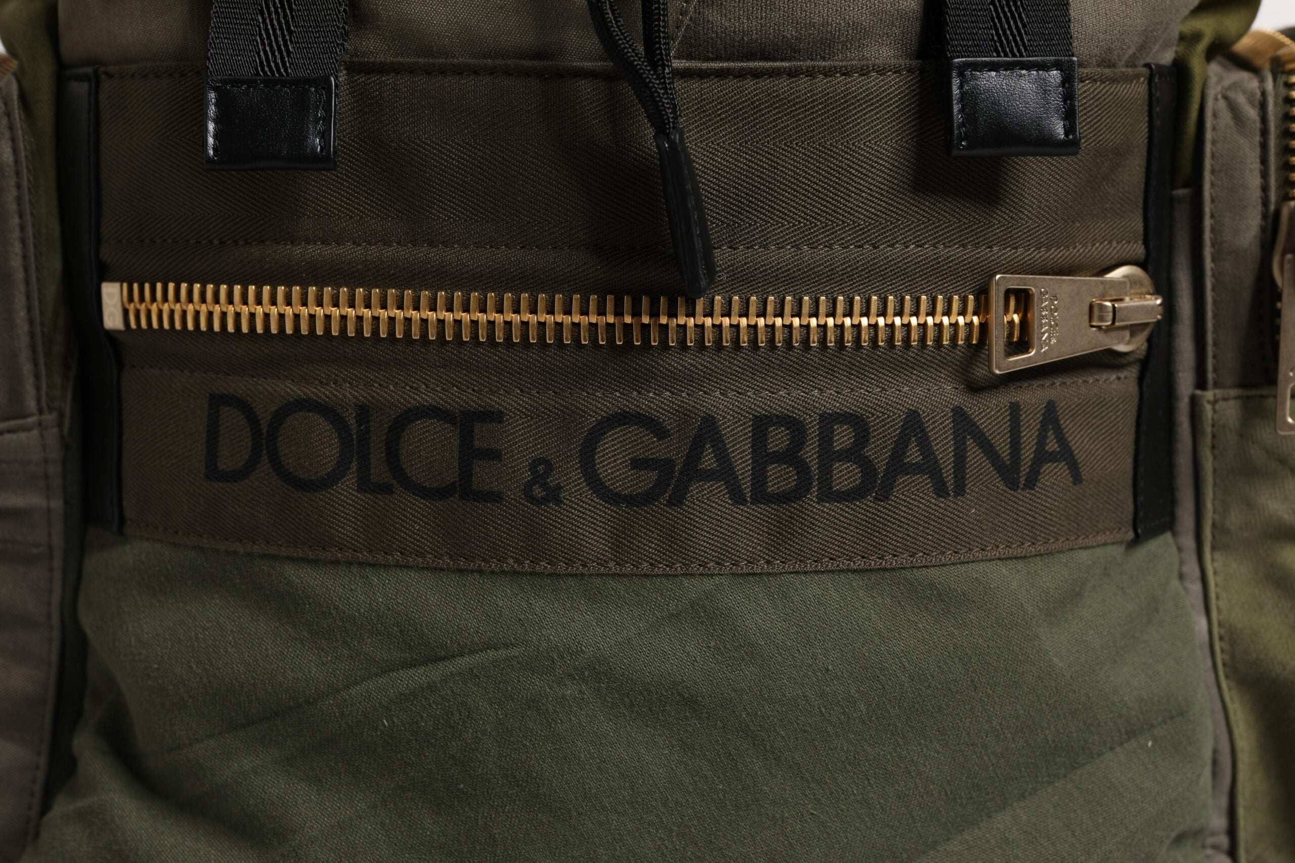 Green Patchwork Travel Backpack Military Bag