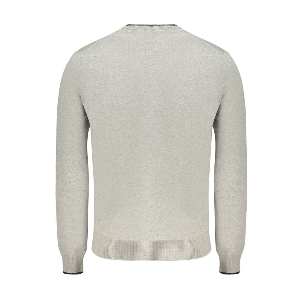 Brown Cotton Men Sweater
