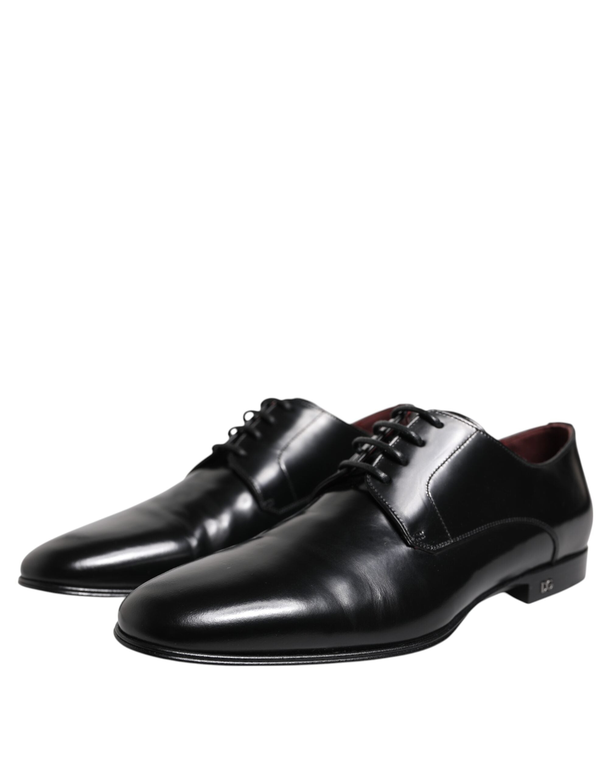 Black Leather Lace Up Derby Dress Formal Shoes