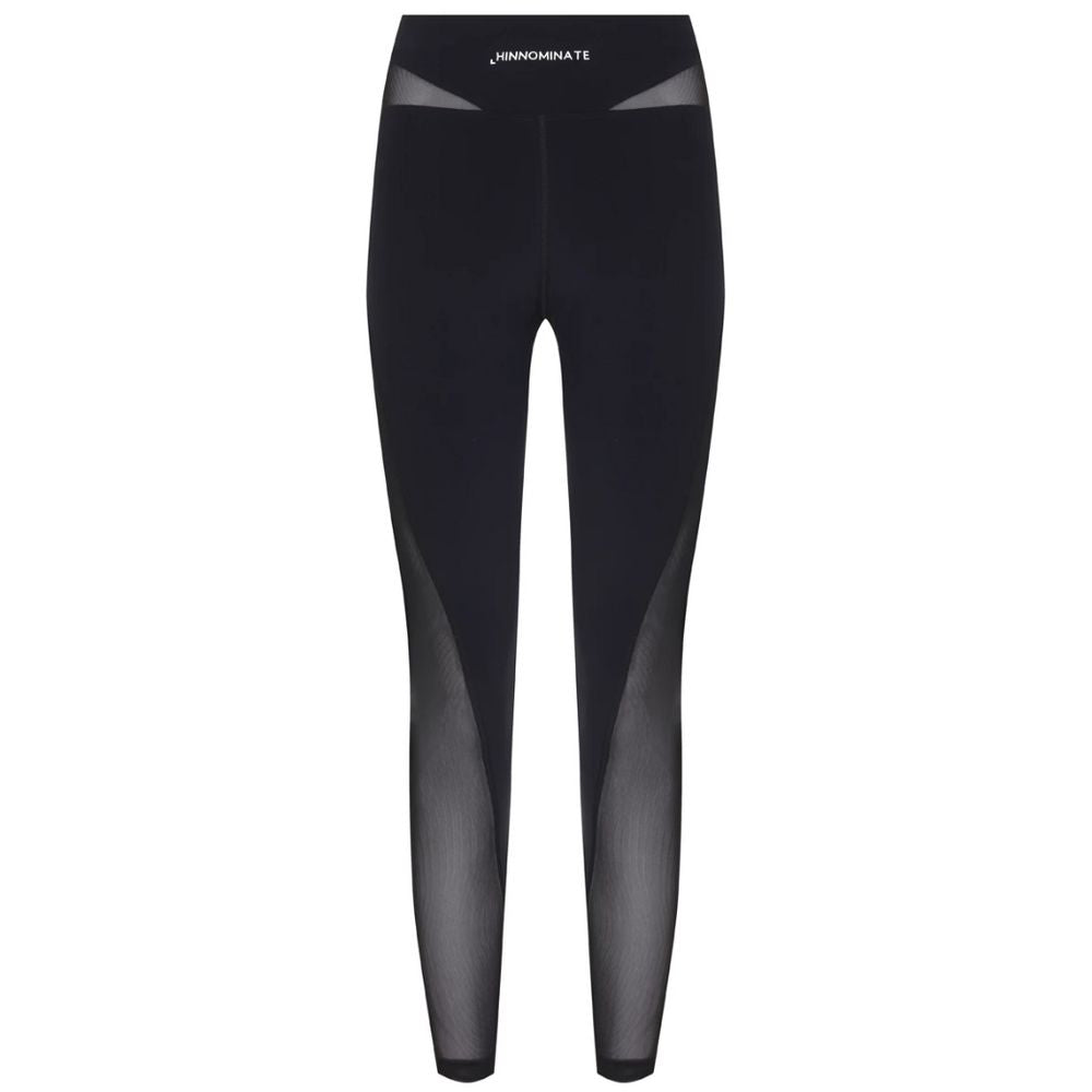 Black Polyamide Jeans & Pant