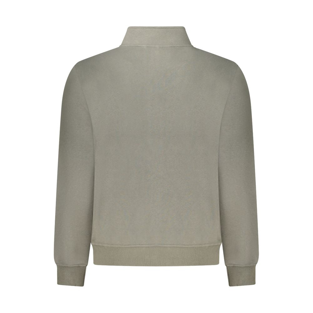 Green Cotton Men Sweater