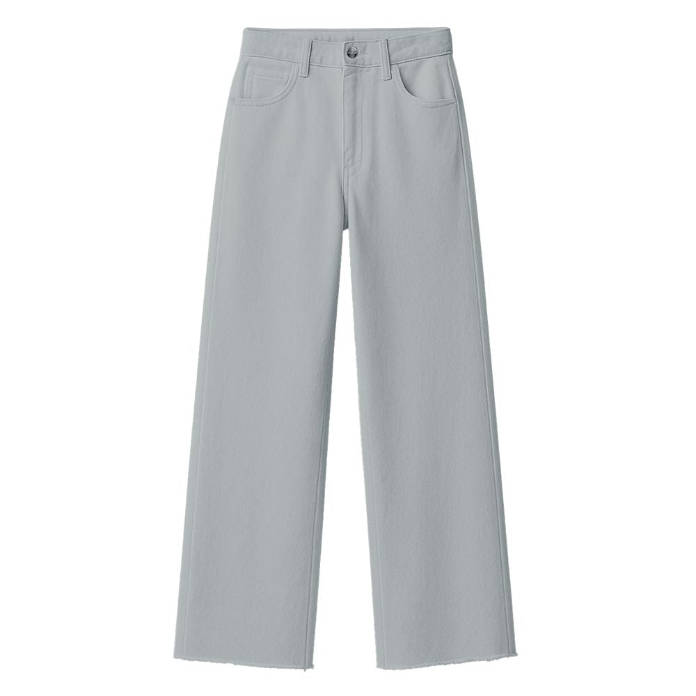 Gray Cotton Jeans & Pant