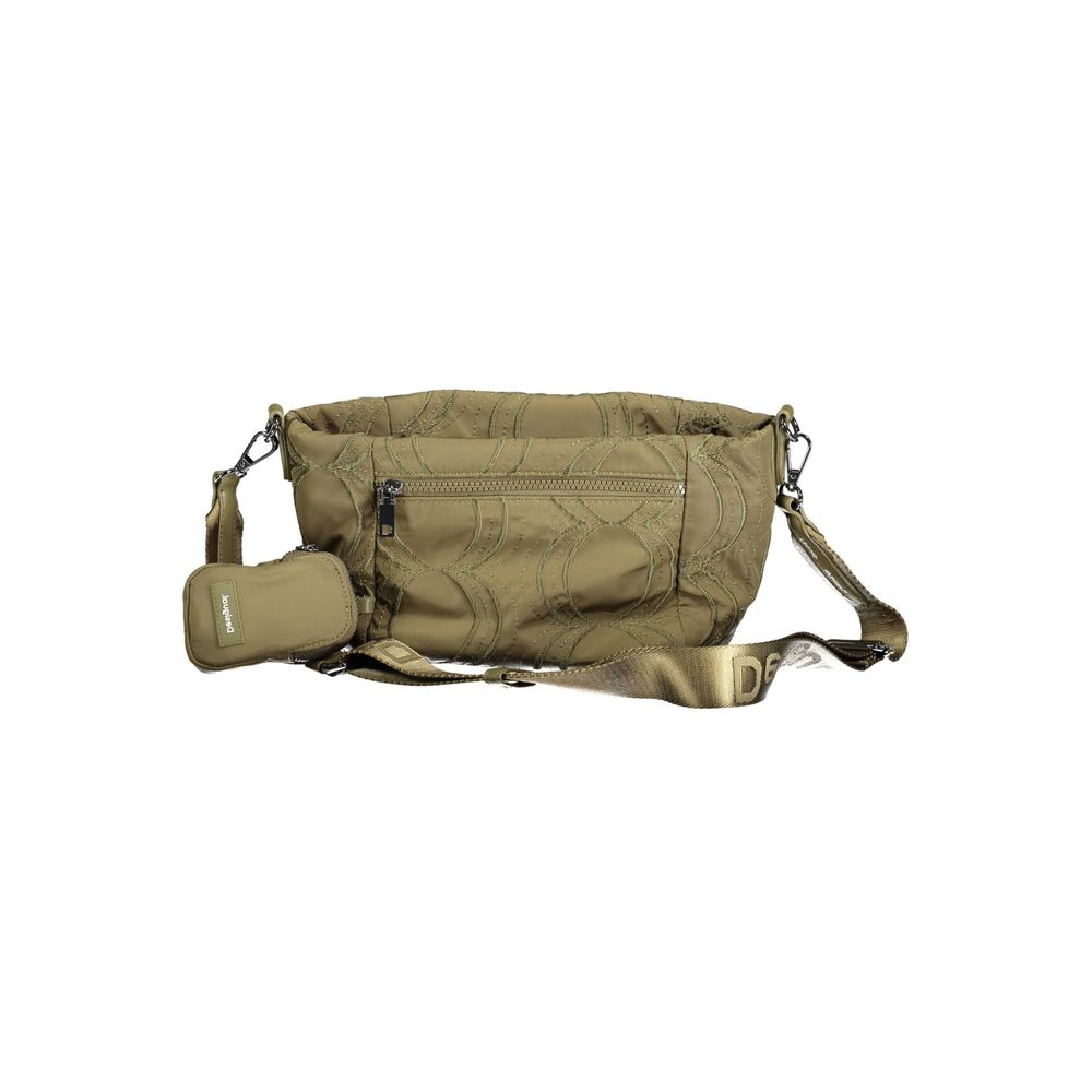 Green Polyester Handbag