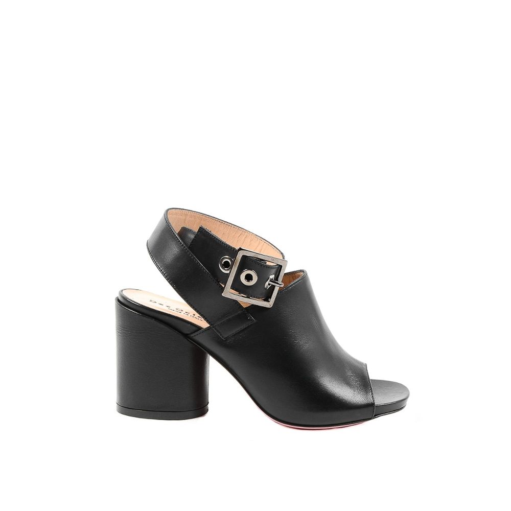Black Leather Sandal