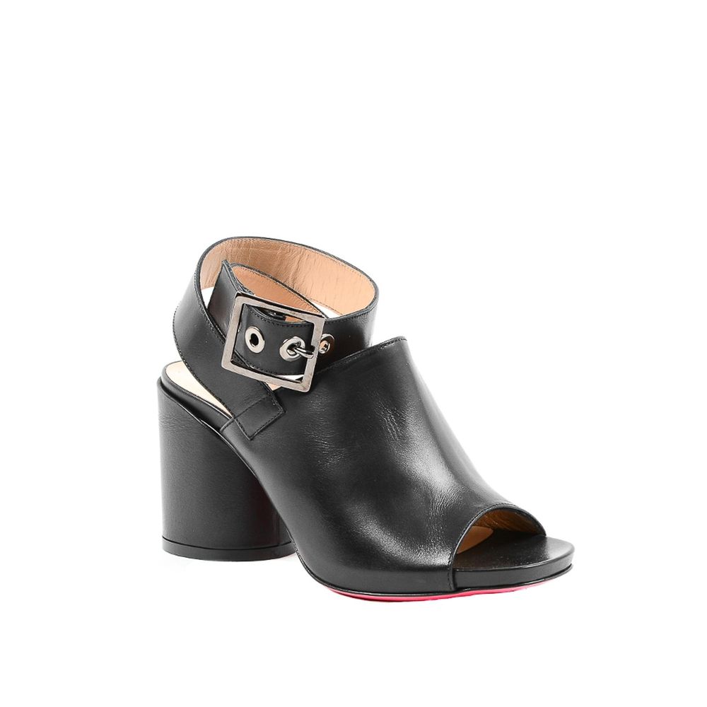 Black Leather Sandal