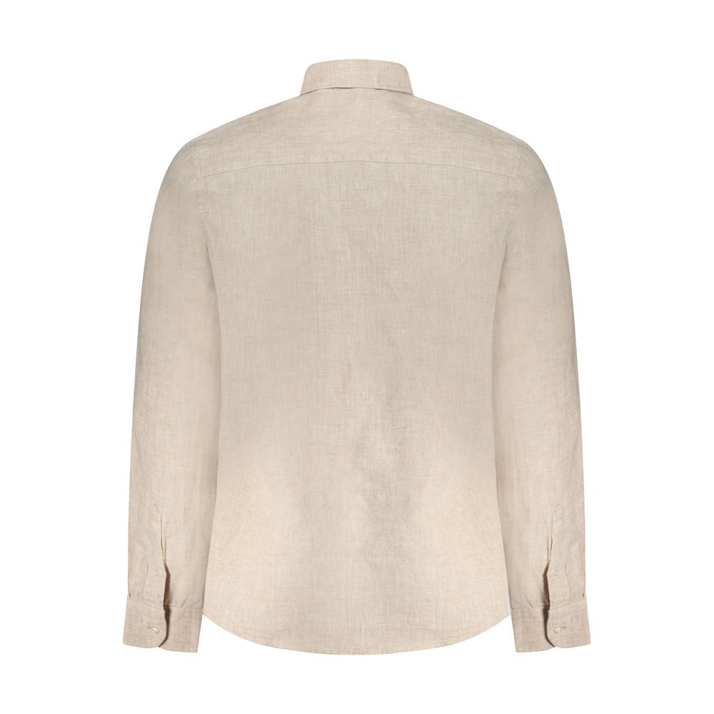 Beige Linen Shirt