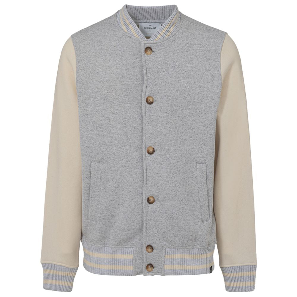 Gray Cotton Jackets & Coat