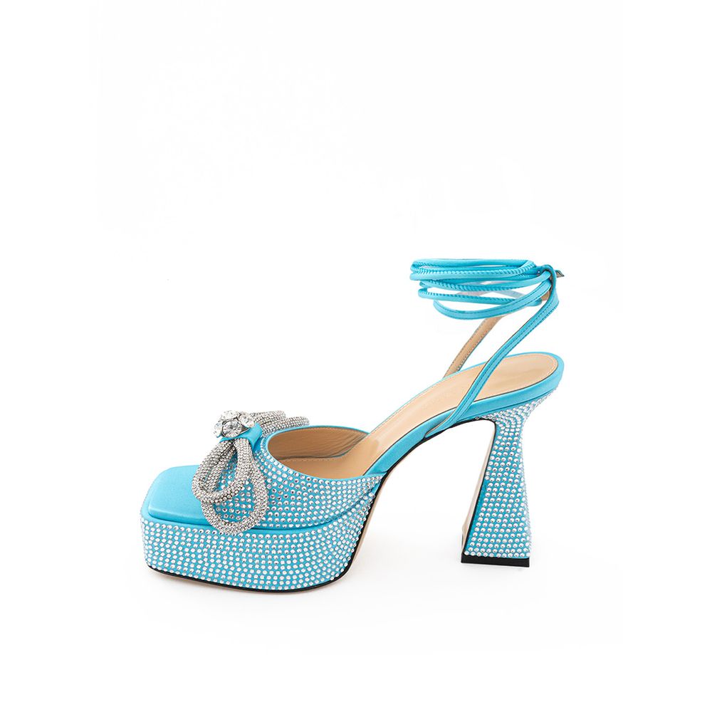 Blue Leather Platform