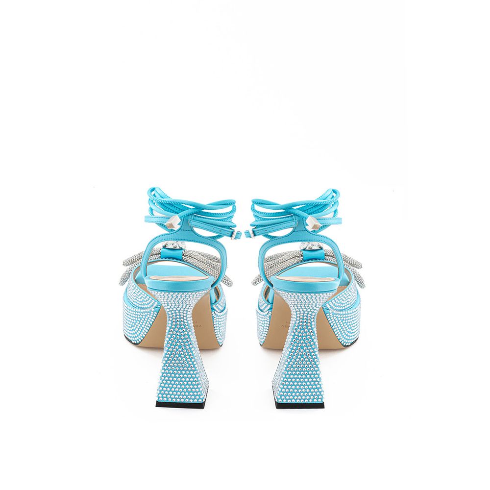 Blue Leather Platform