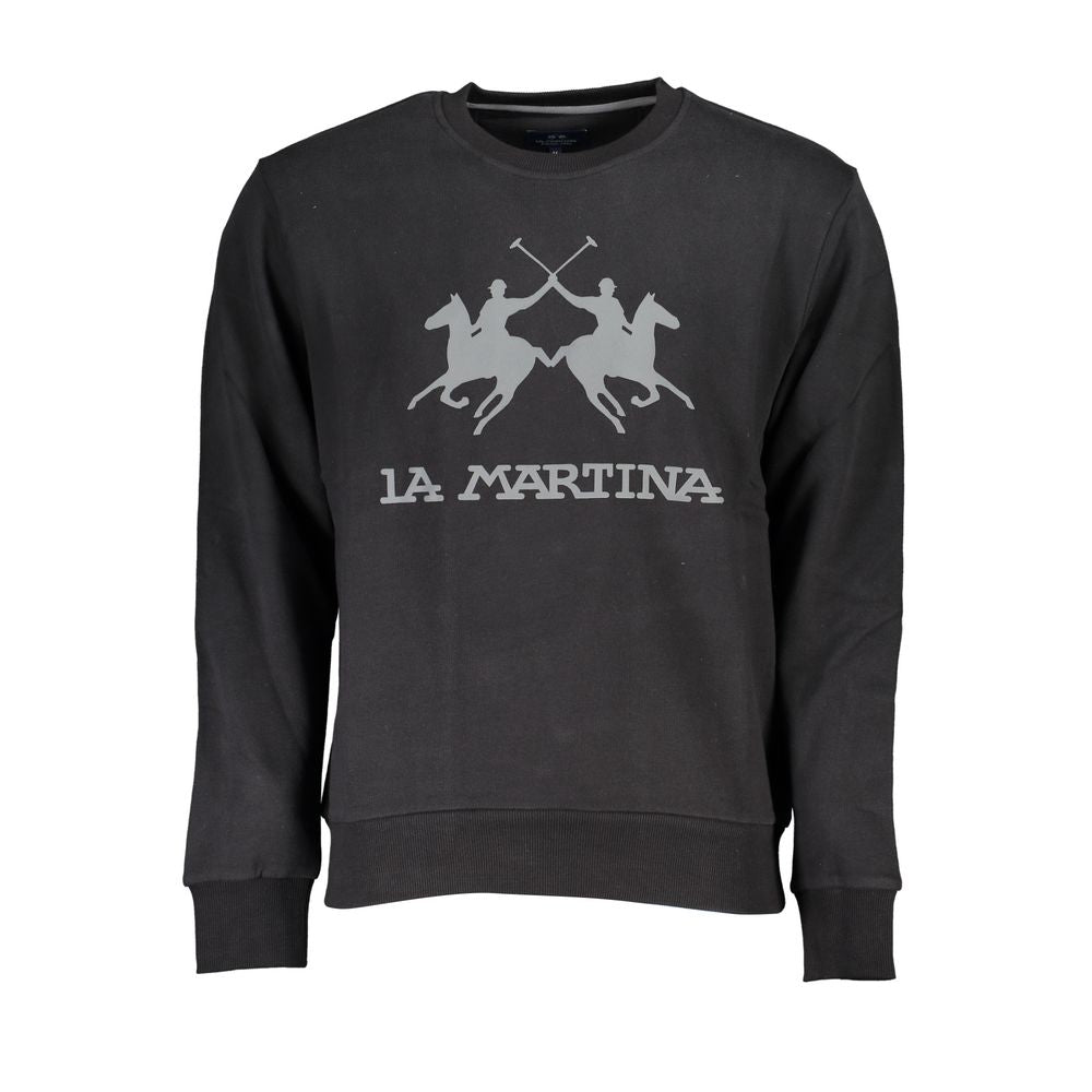 Black Cotton Sweater
