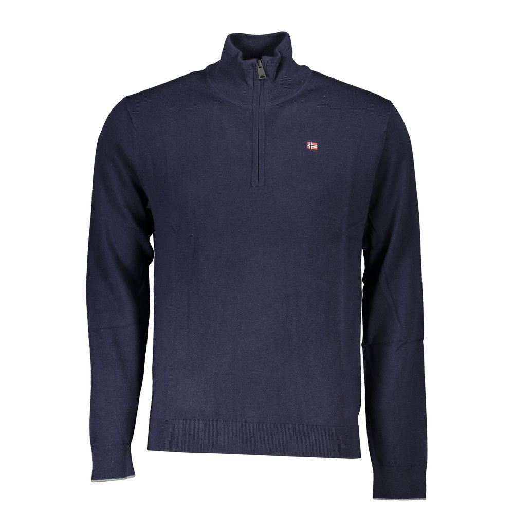 Blue Fabric Sweater