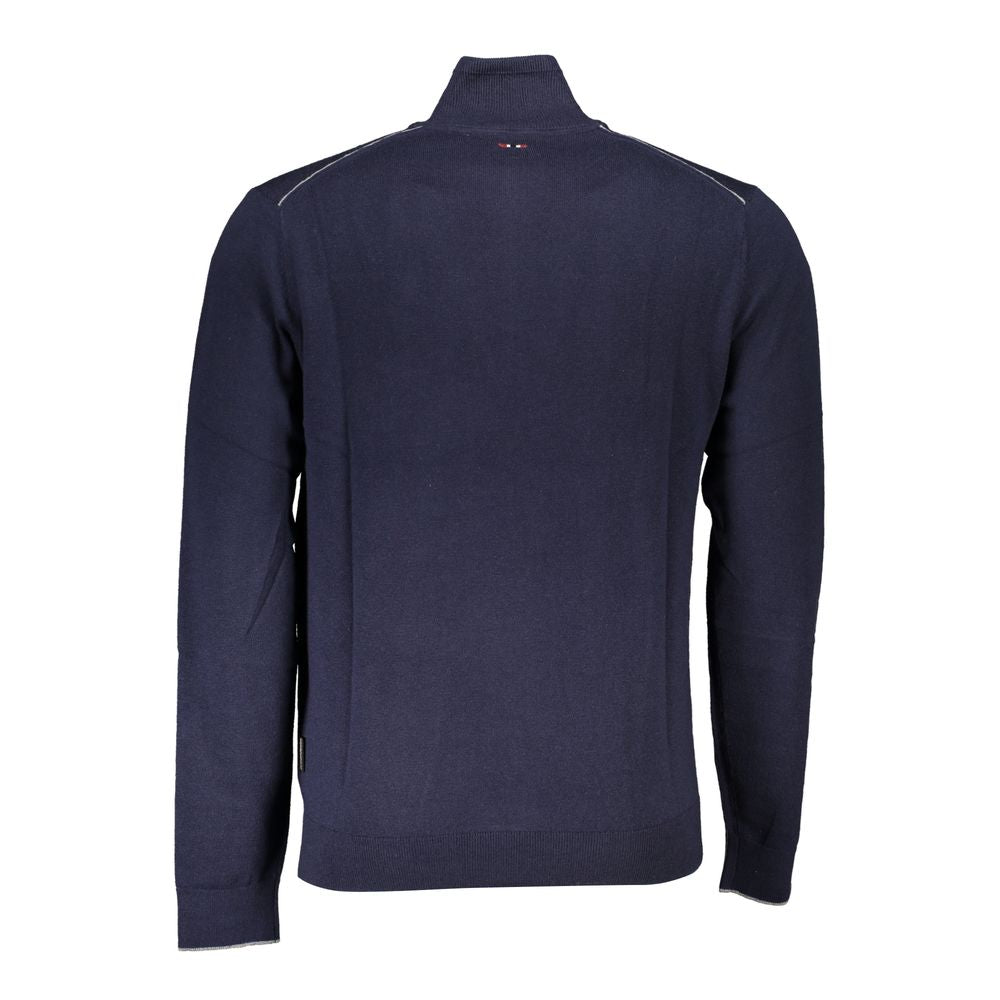 Blue Fabric Sweater