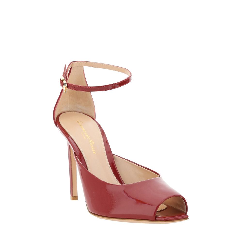 Nuit 95 Glossed-Leather Pumps