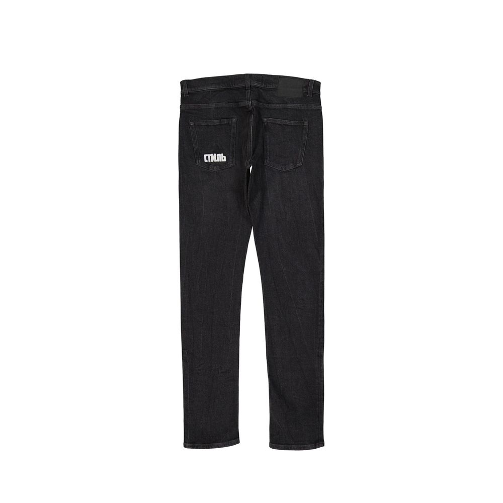 Cotton Denim Slim Jeans