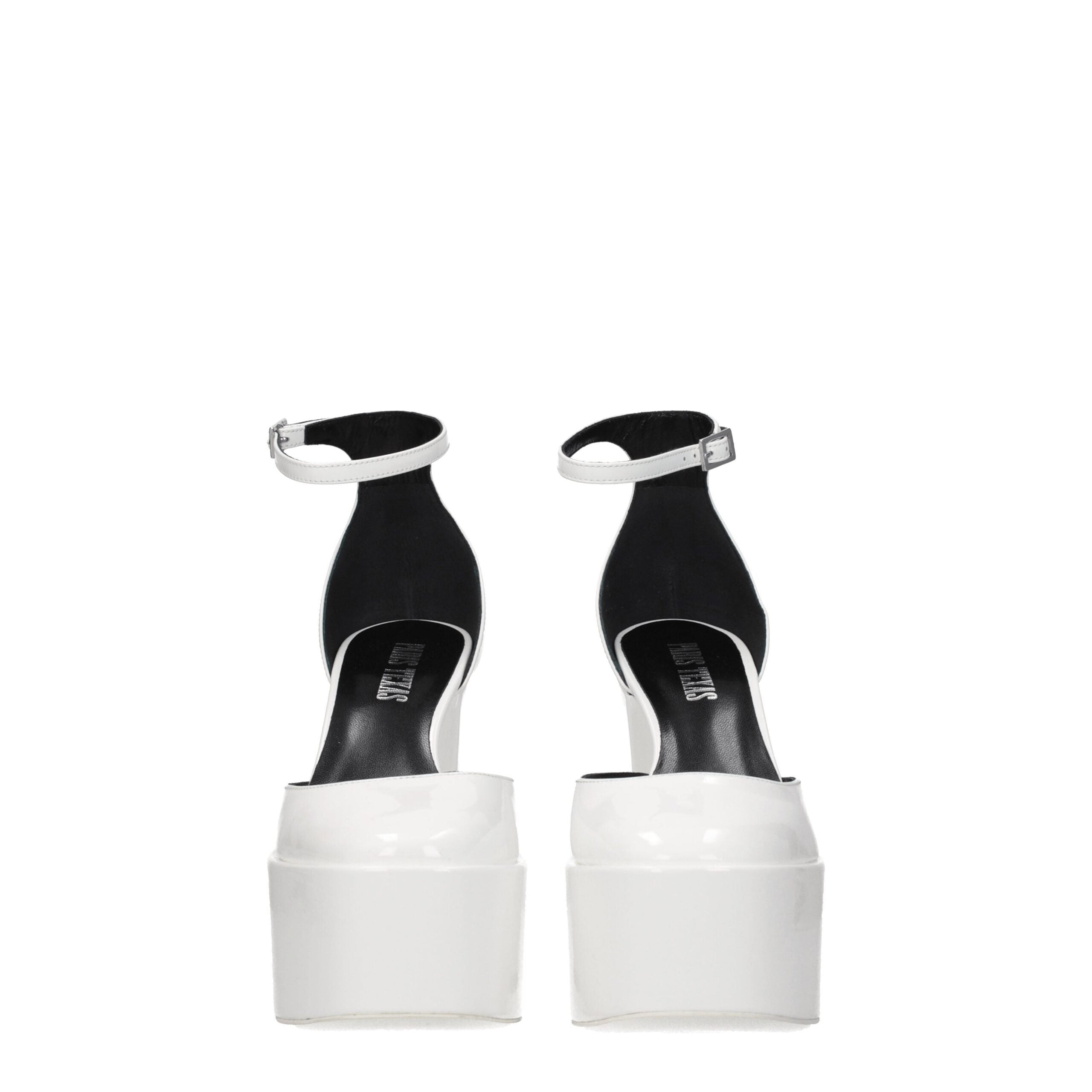 White Leather Platforms