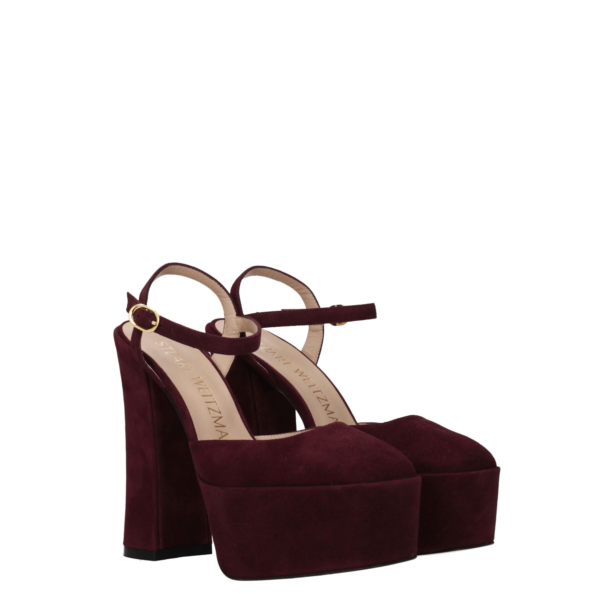 Red Leather Platforms