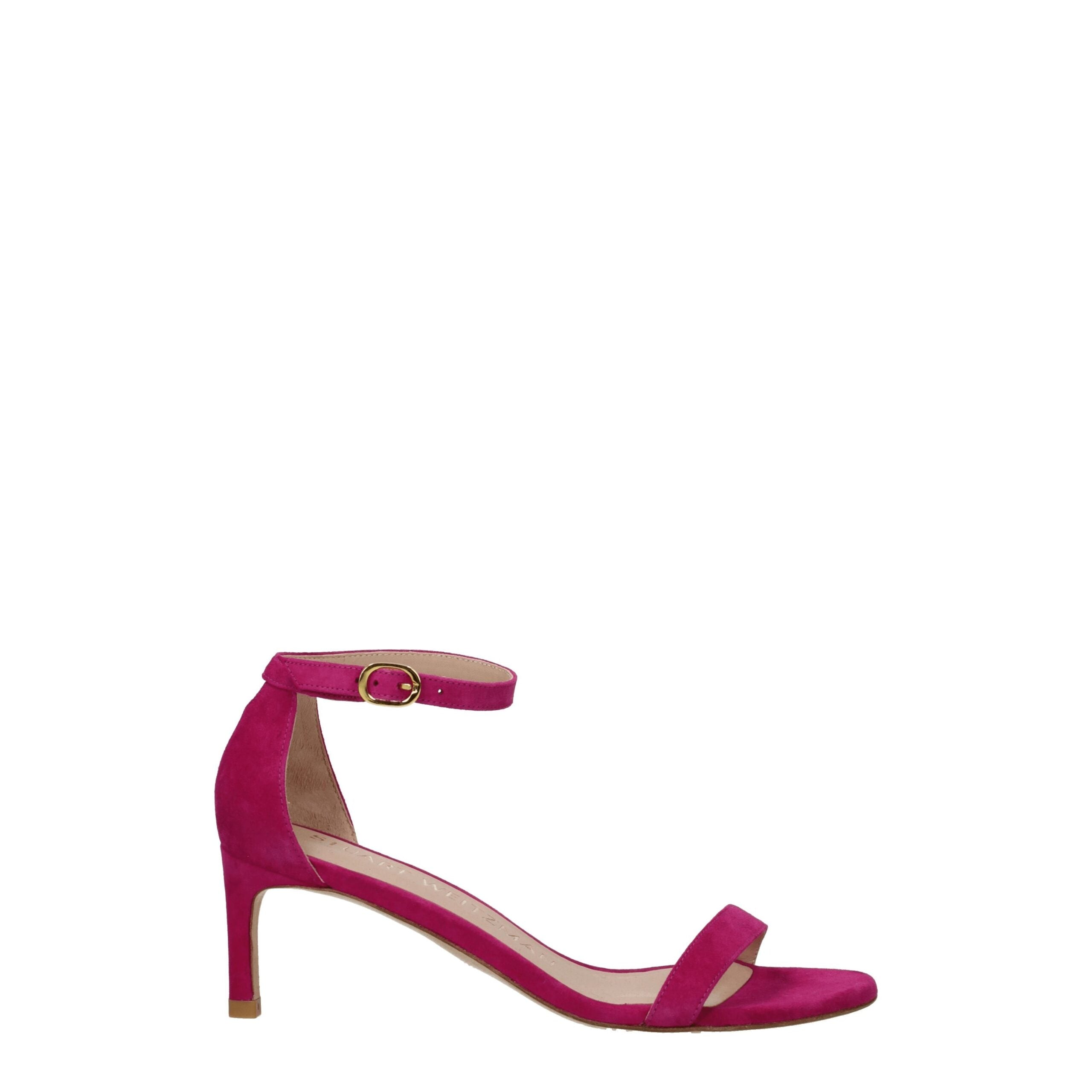 Pink Leather Platforms