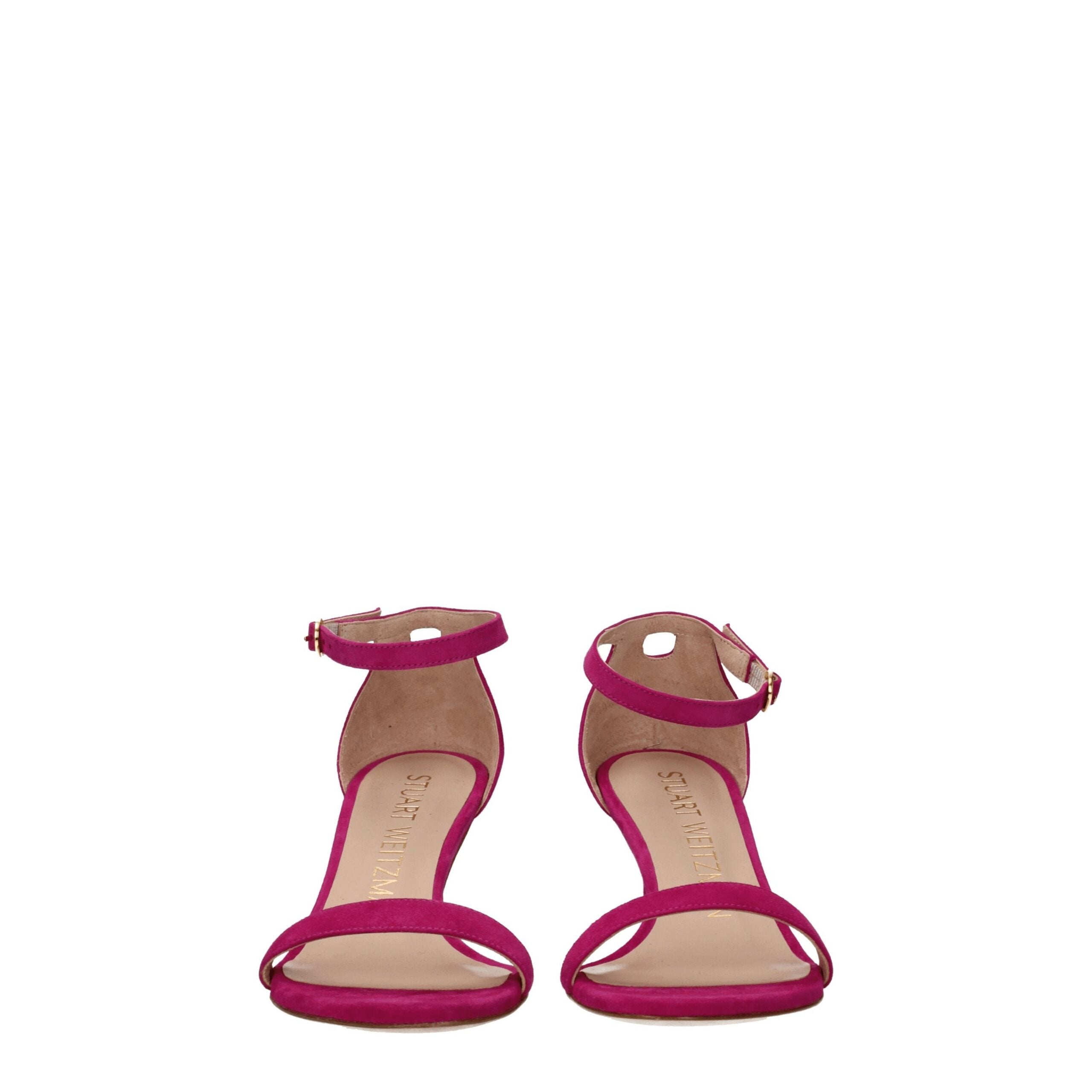 Pink Leather Platforms