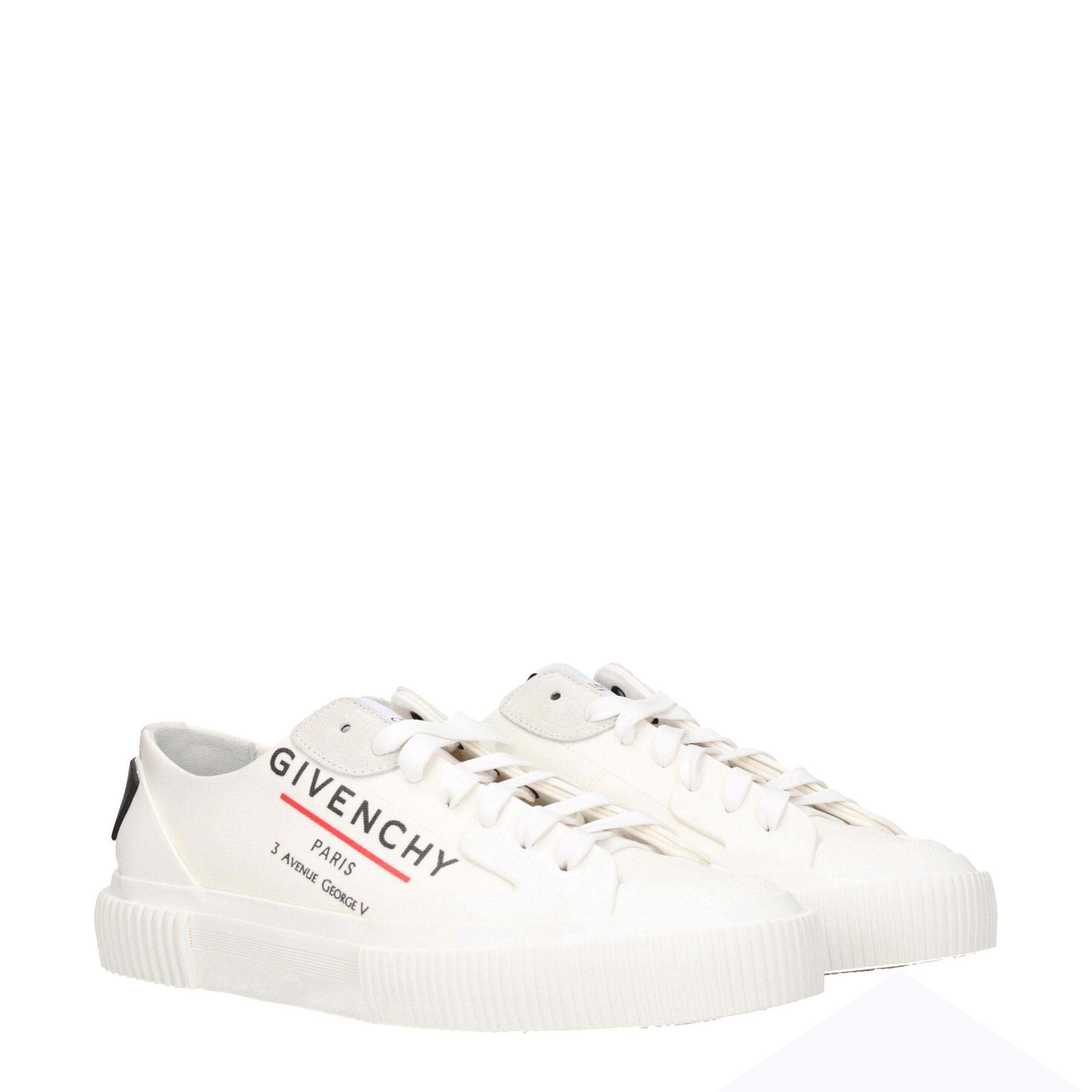Beige Fabric Low Tops