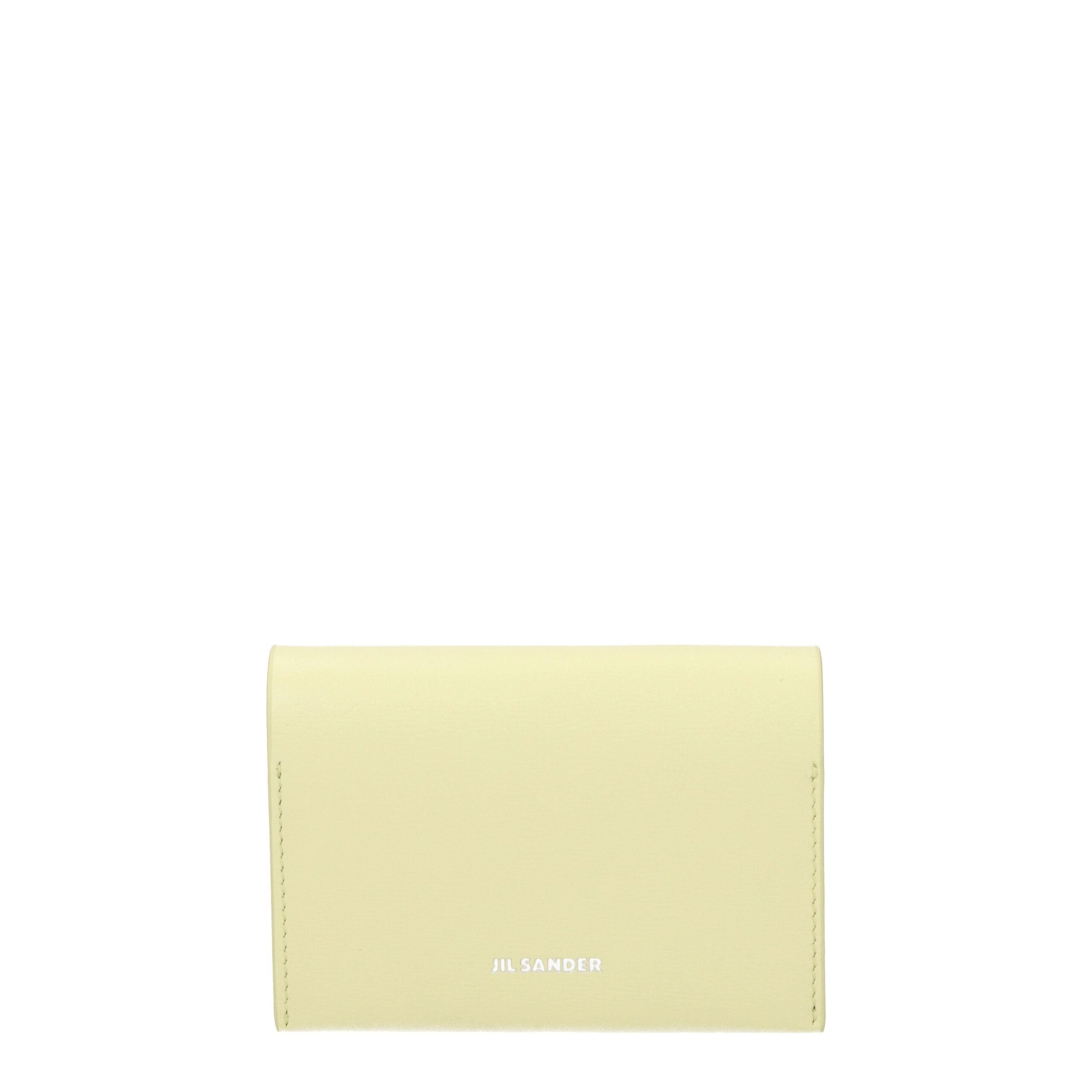 Yellow Leather Cardholders