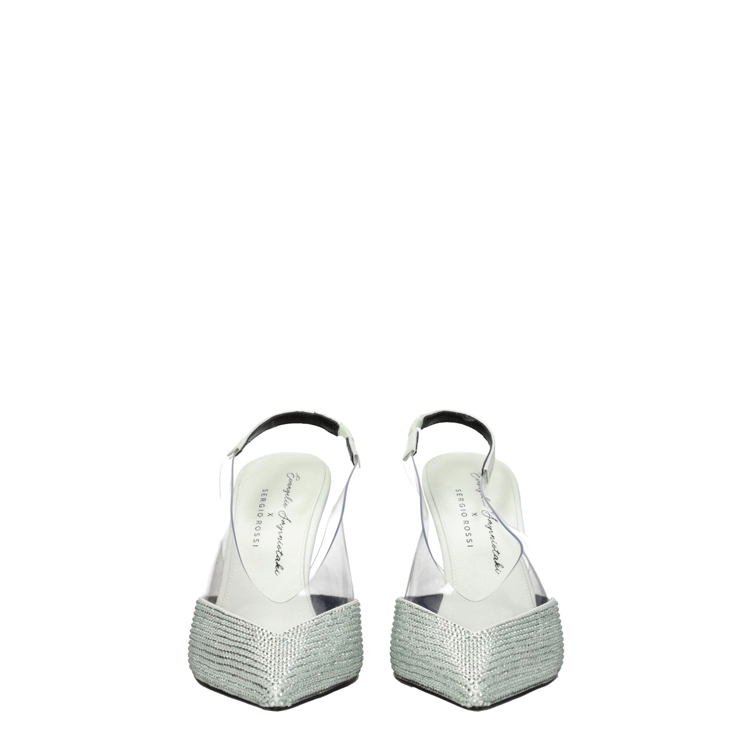 Green Satin High Heel Pumps