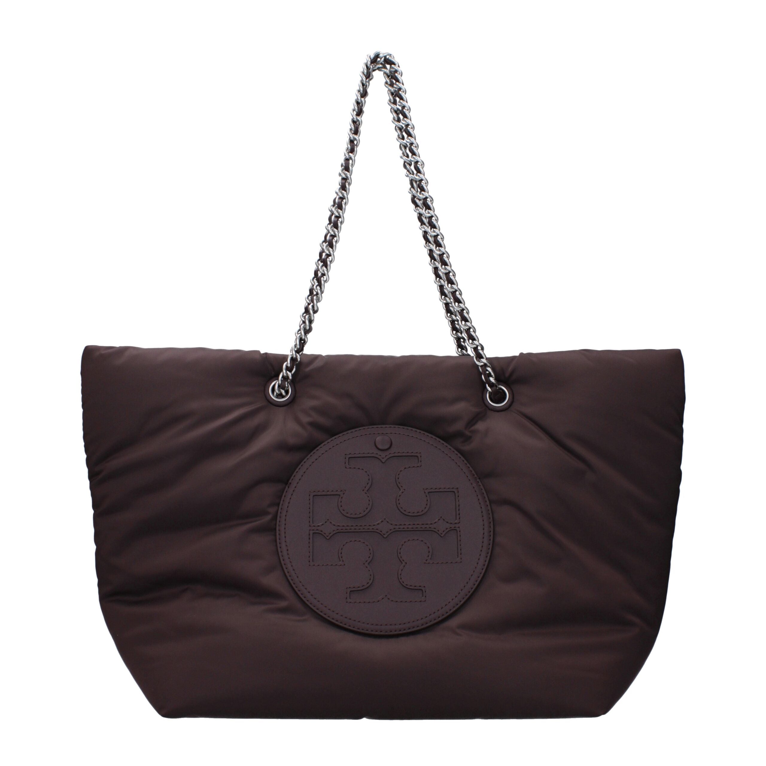 Purple Fabric Shoulder Bags
