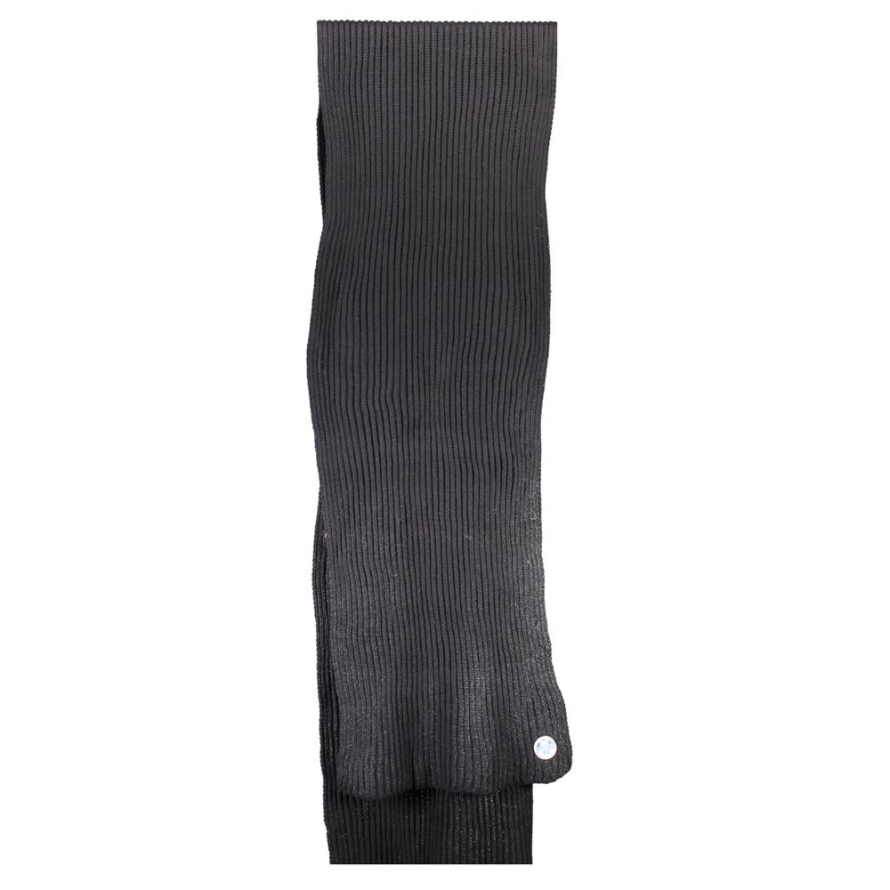 Black Cotton Scarf
