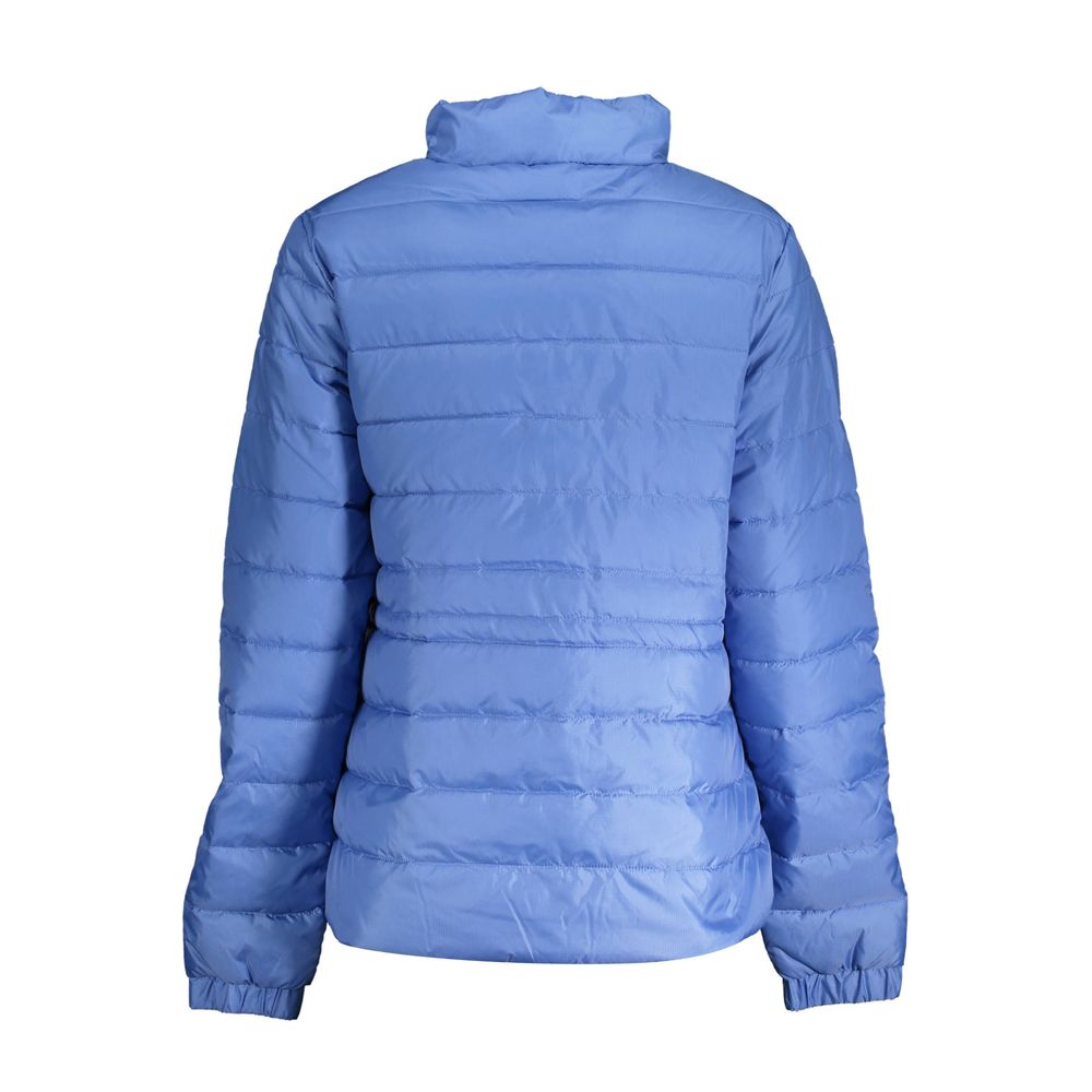 Blue Polyester Jackets & Coat