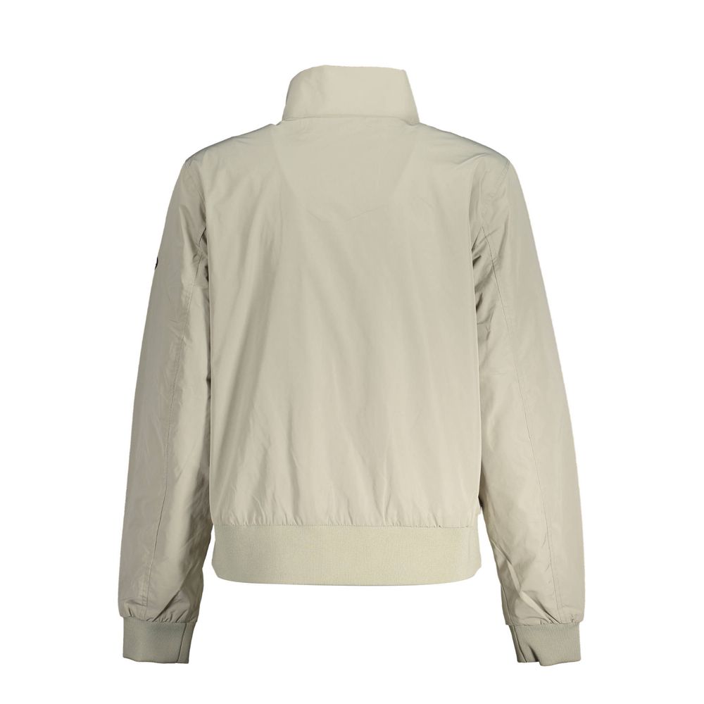 Gray Polyester Jackets & Coat