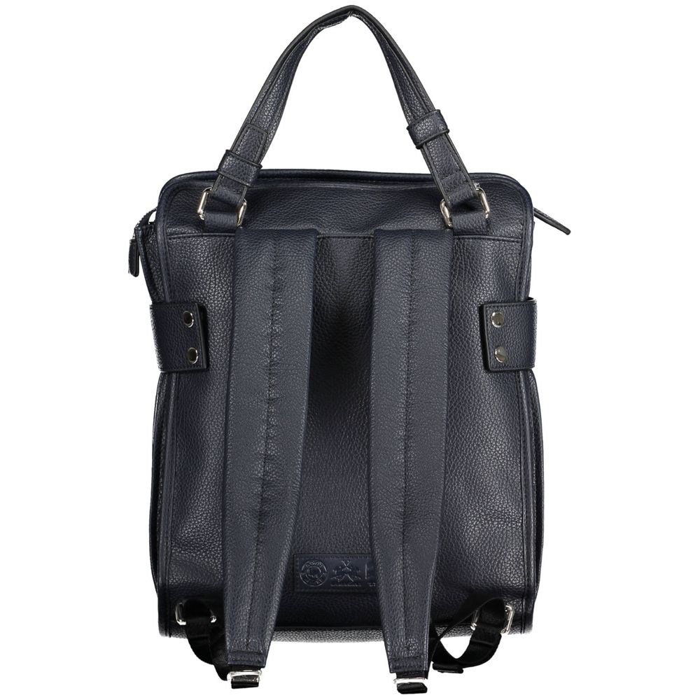 Blue Polyethylene Backpack