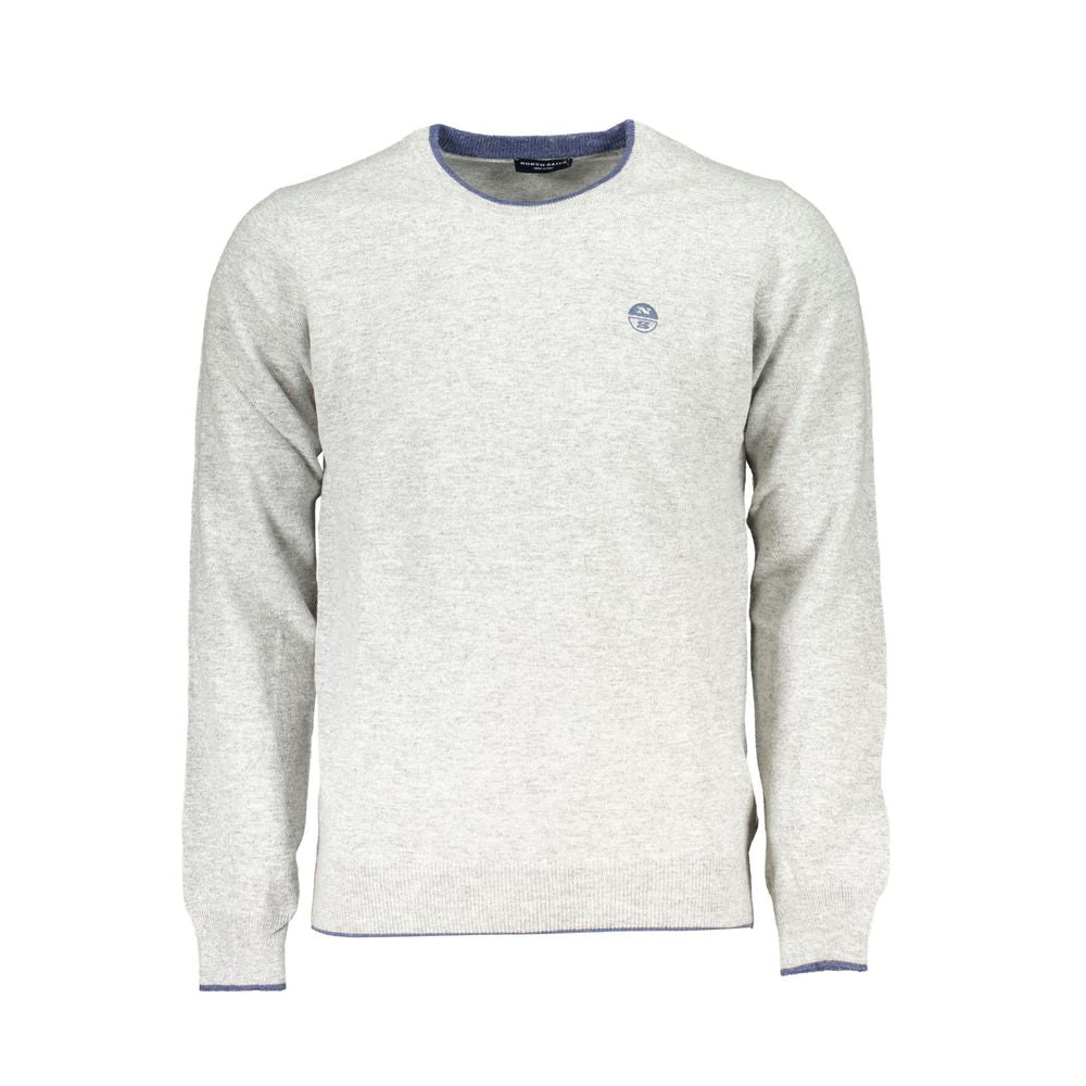 Gray Fabric Sweater