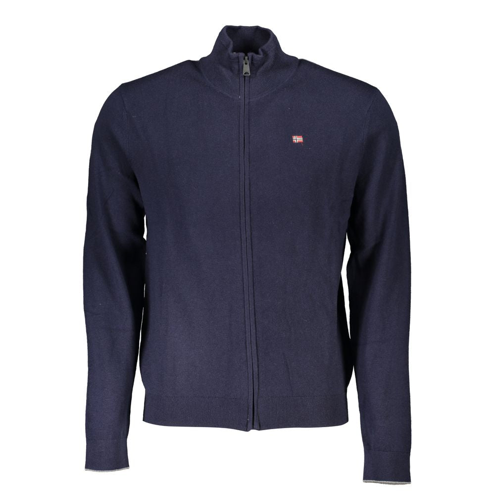Blue Fabric Sweater