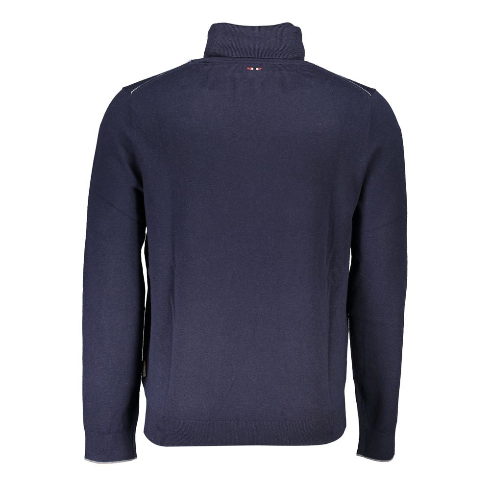 Blue Fabric Sweater