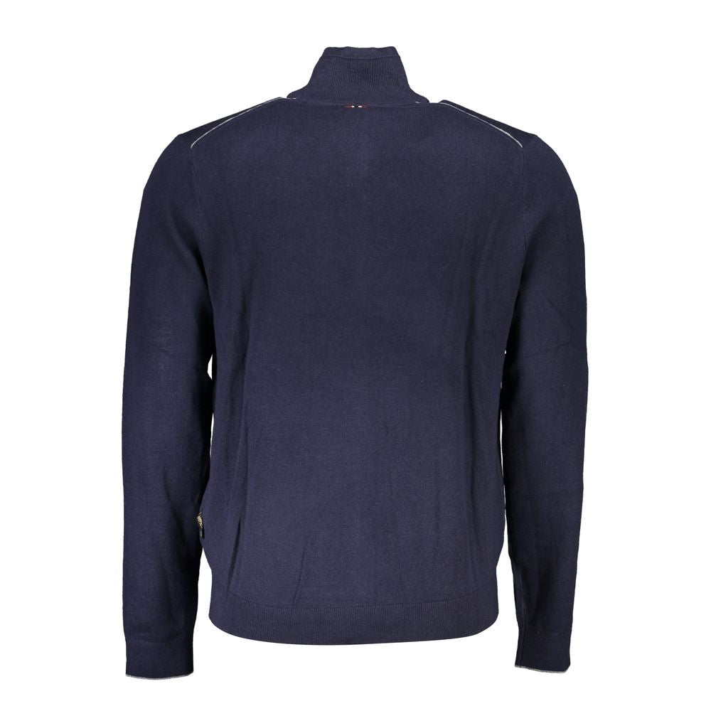 Blue Fabric Sweater